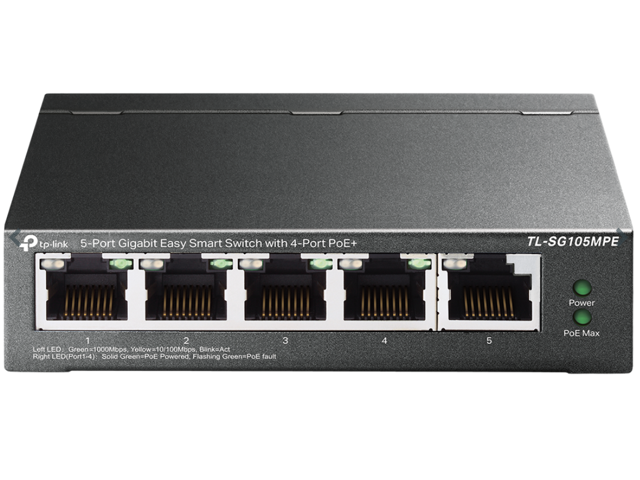 TP-Link TL-SG105MPE 5 Port Gigabit PoE Switch Easy Smart Managed