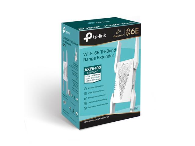 TP-Link - AXE5400 Tri-Band Mesh Wi-Fi 6E Range Extender - White - image 6