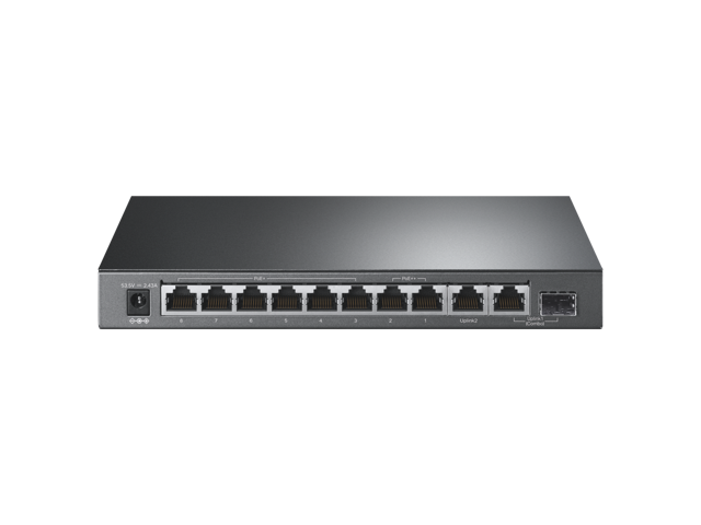 TP-Link TL-SG1210PP 8-Port Gigabit and 1x Combo SFP Slot PoE Switch with 6 PoE+ and 2 PoE++ Ports