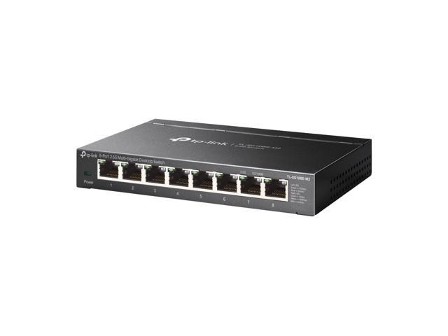 TP-Link TL-SG108S-M2 8-Port Multi-Gigabit 2.5G Ethernet Switch Unmanaged Network Switch Ethernet Splitter Plug & Play Desktop/Wall Mount...