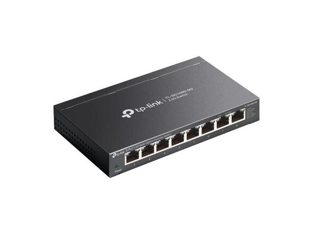 TP-Link TL-SG108S-M2 8-Port Multi-Gigabit 2.5G Ethernet Switch Unmanaged Network Switch Ethernet Splitter Plug & Play Desktop/Wall Mount...