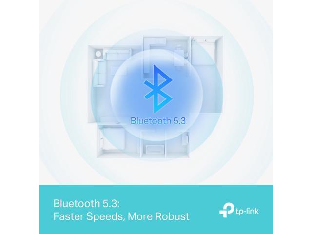 TP-Link UB500 Plus USB Bluetooth Adapter for PC, Bluetooth 5.3 Long Range Receiver, Plug and Play, Adjustable Antenna