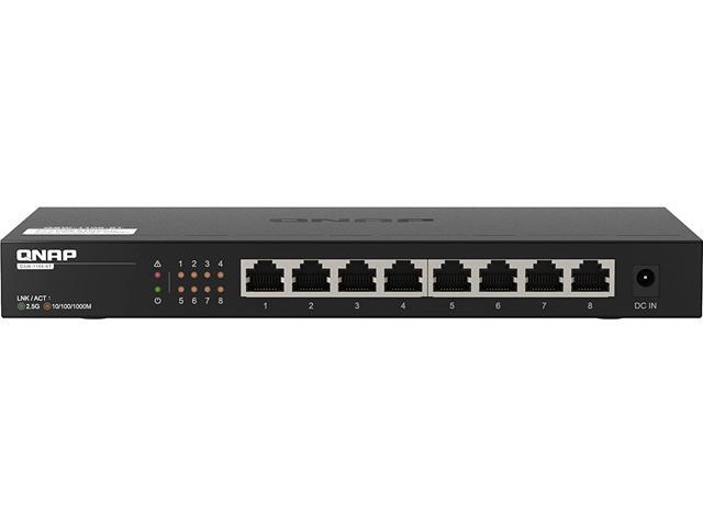 Qnap QSW-1108-8T-US Ultra-high-speed 2.5GbE Fiber Managed Switch