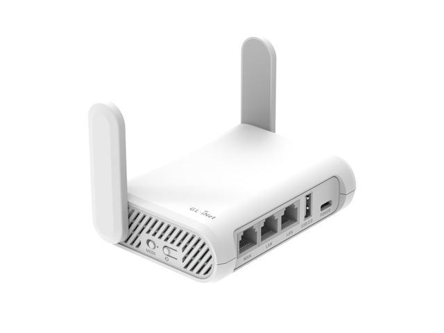 GL.iNet GL-SFT1200 (Opal) Portable WiFi Travel Router, Mini VPN Wireless Router for Fiber Optic Modem, Mobile Internet WiFi Repeater, Dual Band.