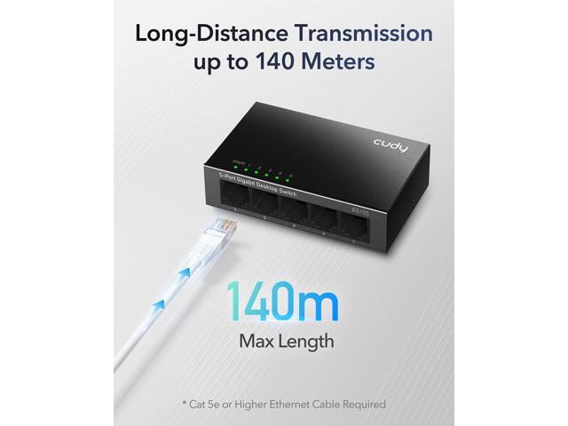 Cudy 5-Port Gigabit Unmanaged Switch GS105