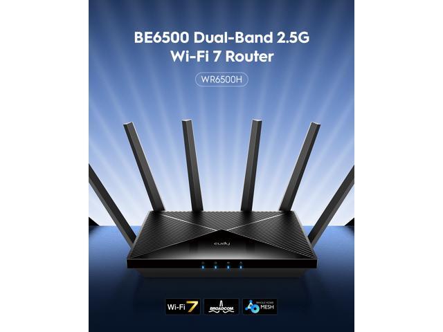 Cudy WR6500H BE6500 2.5G Wi-Fi 7 Router