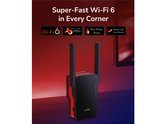 Cudy AX3000 Mesh Wi-Fi 6 Range Extender RE3000