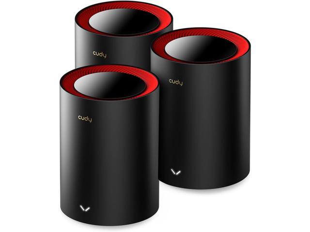 Cudy AX3000 Wi-Fi 6 2.5G Mesh System - Covers up to 7000 Sq. Ft - Replaces Wireless Router and Extender - Supports Ethernet Backhaul M3000