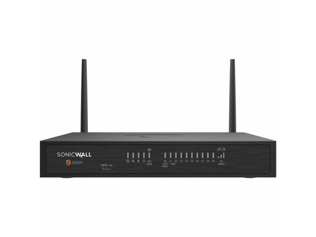 SonicWall TZ280W Firewall (Gen 8), w/ Secure Upgrade Plus (3-Year Advanced Protection Security Suite) and 1 Year CSE (3 & Free Program) 03-SSC-7988
