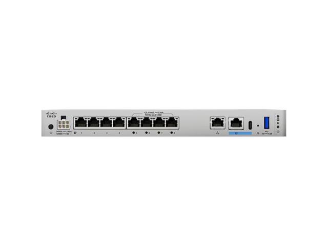 Cisco Secure Firewall 1210 Compact Security Appliance with PoE, Threat Defense Software - 6.50 Gbit/s Firewall Throughput - 200 VPN - 4x RJ-45 - 50.