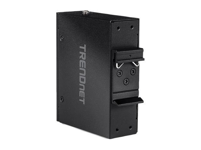 TRENDnet Industrial Gigabit PoE+ Extender, TI-E100, Single Port PoE, Power Over Ethernet, Supports PoE (15.4W) and PoE+ (30W), Extends 100m,...