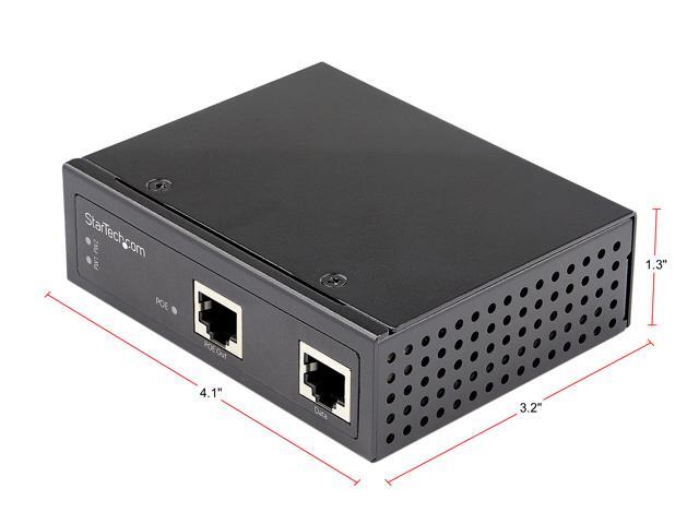 StarTech. com Industrial Gigabit PoE Injector, POEINJ1G90W