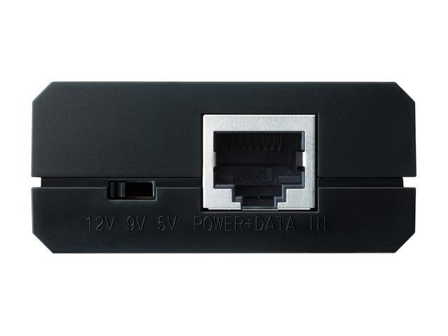 TP-Link PoE Splitter 802.3af Compliant Gigabit Port 5/9/12V DC Power Output Up to 100 meters325 feet TL-PoE10R, Black