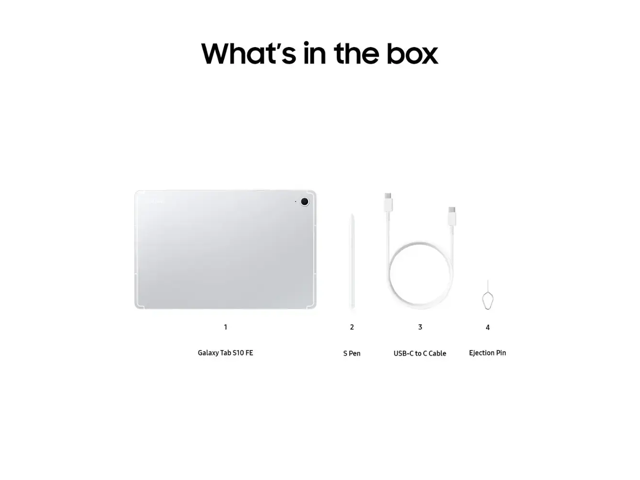Samsung - Galaxy Tab S10 FE+ - 13.1" 256GB - Wi-Fi - with S-Pen - Silver - image 3