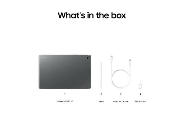 Samsung - Galaxy Tab S10 FE+ - 13.1" 256GB - Wi-Fi - with S-Pen - Gray - image 3