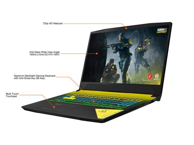 MSI - 15.6' GeForce RTX 3070 Laptop GPU - Intel Core i7-12700H - 16GB Memory - 1TB PCIe SSD - Windows 11 Home 64-bit Gaming Laptop - 165 Hz...