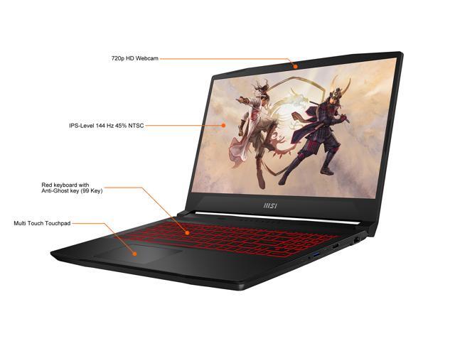 MSI GF Series - 15.6' FHD 144 Hz - Intel Core i7-11800H - GeForce RTX 3060 Laptop GPU - 16GB Memory DDR4 3200 - 512GB NVMe SSD - Windows 11 Home...
