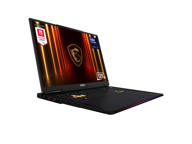 MSI - 18' GeForce RTX 5080 Laptop GPU - Intel Core Ultra 9 285HX - 64GB DDR5 6400MHz Memory - 4 TB SSD - Wi-Fi 7 Windows 11 Home Gaming Laptop -...