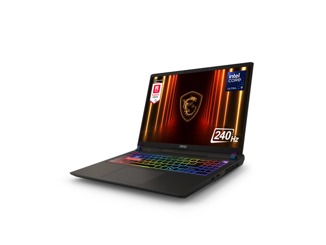 MSI - 16" Gaming Laptop 2560 x 1600 (QHD+) - Intel Core Ultra 9 275HX with 32GB Memory - GeForce RTX 5070 Ti - 2 TB SSD - Cosmo Gray, Gray - image 3