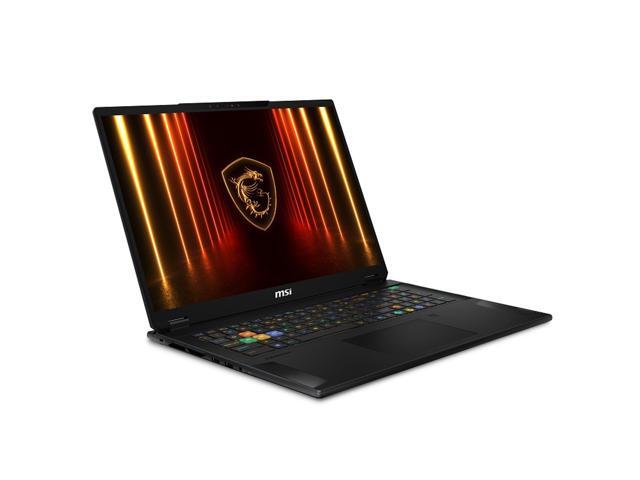 MSI - 18" Gaming Laptop 3840 x 2400 () - AMD Ryzen AI 9 HX 370 with 64GB Memory - GeForce RTX 5090 - 2 TB SSD - Midnight Black, Black - image 4