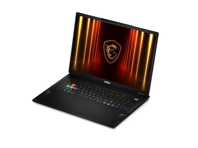 MSI - 18" Gaming Laptop 3840 x 2400 () - AMD Ryzen AI 9 HX 370 with 64GB Memory - GeForce RTX 5090 - 2 TB SSD - Midnight Black, Black - image 7