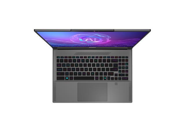 MSI - Creator A16 AI+ - Copilot+PC - 16" 240Hz Gaming Laptop QHD+ - AMD R7-350 with 32GB Memory - GeForce RTX 4060 - 1TBSSD - Lunar Gray - image 8