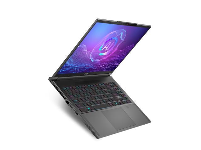 MSI - Creator A16 AI+ - Copilot+PC - 16" 240Hz Gaming Laptop QHD+ - AMD R7-350 with 32GB Memory - GeForce RTX 4060 - 1TBSSD - Lunar Gray - image 7