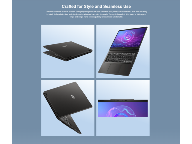 Open Box - MSI Venture Pro A15 AI+ 15.6' TouchScreen Copilot+ PC Laptop - AMD Ryzen AI 7 350 - Nvidia GeForce RTX 5050 - 16GB RAM - 1TB SSD...