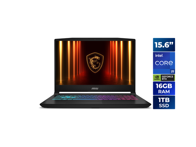 MSI Katana 15 HX B14WFK-490CA 15.6' QHD 165Hz Gaming Laptop Intel i9-14900HX, RTX 5060, 16GB RAM, 1TB SSD, Win 11 home
