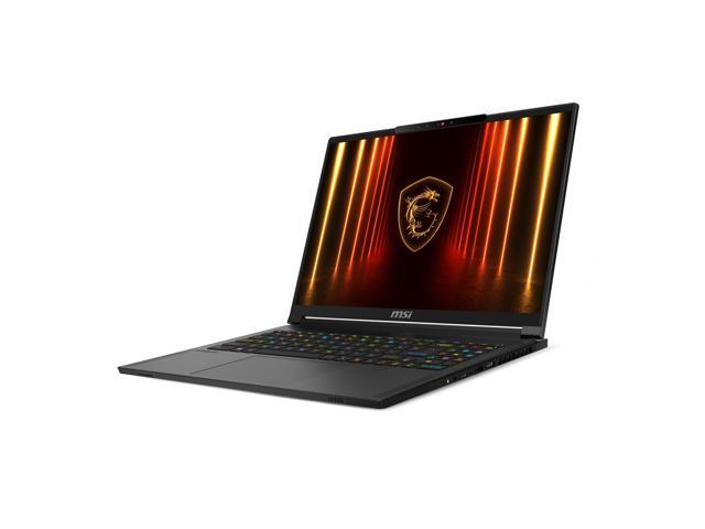 MSI - Stealth A16 AI+ - Copilot+PC- 16" 240Hz QHD+ OLED Ultra Thin Gaming Laptop - AMD Ryzen AI R9-365- 32GB -RTX 5080-1TB SSD - Core Black - image 4