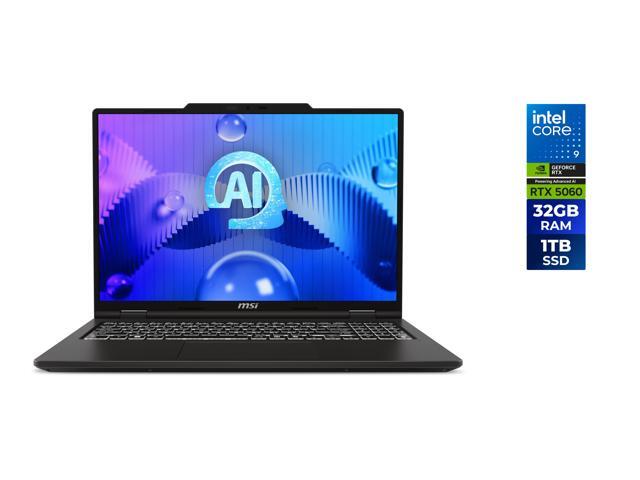 MSI VenturePro 16 A2RWETG-038US 16' Touchscreen Notebook - Intel Core 9 270H (2.70 GHz) - 32GB DDR5 - 1TB NVMe SSD - NVIDIA GeForce RTX 5060 GPU -.