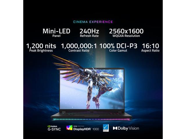 GIGABYTE - AORUS MASTER 18 - 18" 240Hz 2560x1600 WQXGA Intel Core Ultra 9 275HX - 2TB SSD - 64GB DDR5 RAM - GeForce RTX 5090 - 5-Degree Black - image 9