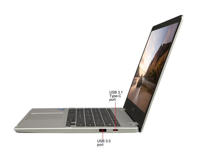 ASUS Chromebook C423NA-DH02 14.0' HD NanoEdge Display with 180 Degree Hinge Intel Dual Core Celeron Processor, 4 GB RAM, 32 GB eMMC Storage, Silver...