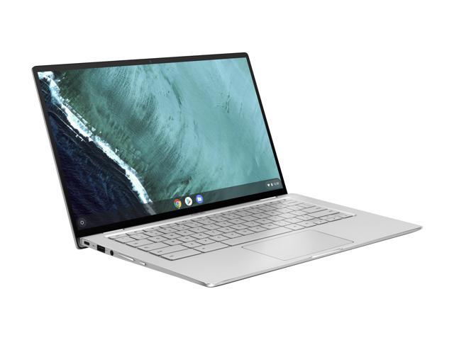 ASUS Chromebook Flip C434 2-in-1 Laptop 14' Touchscreen Full HD 4-Way NanoEdge, Intel Core m3-8100Y Processor, 4 GB RAM, 64 GB eMMC Storage.