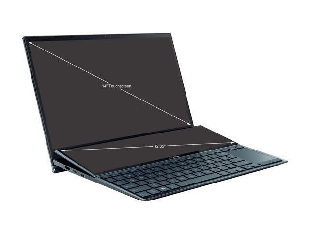 ASUS ZenBook Duo 14 UX482 14' FHD NanoEdge Touch Display, Intel Evo, Intel Core i7-1165G7 CPU, 8GB RAM, 512GB PCIe SSD, Innovative ScreenPad Plus,...