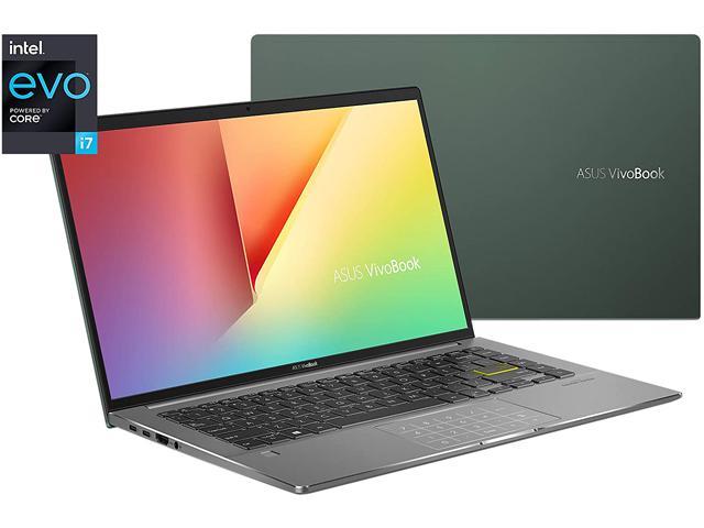 ASUS VivoBook S14 S435 Laptop, 14' FHD Display, Intel Evo Platform, i7-1165G7 CPU, 8GB RAM, 512GB PCIe SSD, Windows 11 Home, AI Noise-Cancellation.