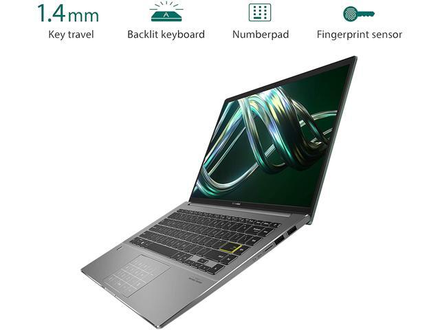 ASUS VivoBook S14 S435 Laptop, 14' FHD Display, Intel Evo Platform, i7-1165G7 CPU, 8GB RAM, 512GB PCIe SSD, Windows 11 Home, AI Noise-Cancellation,...