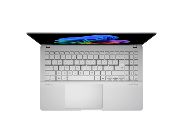 ASUS - Vivobook S 15 15.6" 3K OLED Laptop - Copilot+ PC - Snapdragon X Elite - 16GB Memory - 1TB SSD - Cool Silver - image 7
