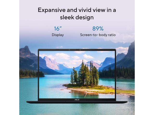 ASUS - Vivobook 16 16" FHD+ Laptop - Copilot+ PC - Snapdragon X with 16GB Memory - 512GB SSD - Quiet Blue - image 9