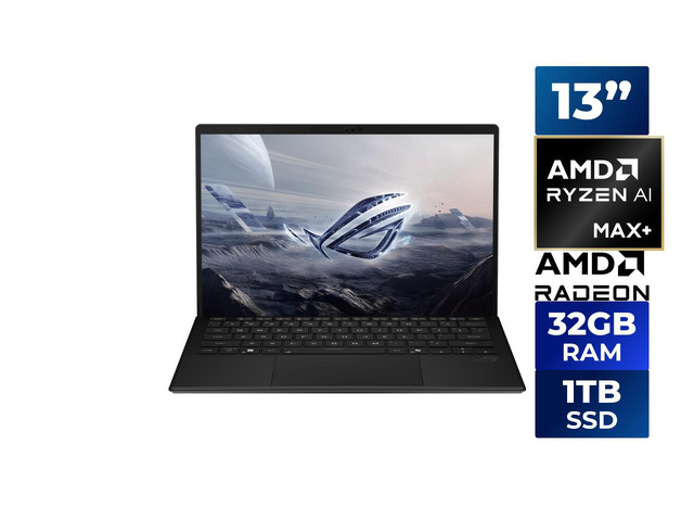 ASUS ROG FLOW - 13.4' WQXGA 180 Hz - AMD Ryzen Al Max+ 395 - AMD Radeon 8060S Graphics - 32GB Memory LPDDR5x 8000 - 1TB SSD - Windows 11 Pro ...
