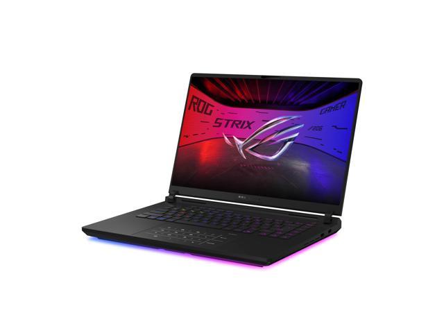 ASUS - ROG Strix SCAR 16 16" 2.5K 240Hz Gaming Laptop - Intel Core Ultra 9 HX - 32GB RAM - NVIDIA GeForce RTX 5080 - 2TB SSD - Off Black - image 4