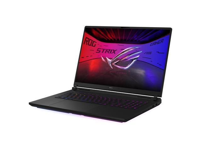 ASUS - ROG Strix SCAR 18 18" 2.5K 240Hz Gaming Laptop - Intel Core Ultra 9 HX - 32GB RAM - NVIDIA GeForce RTX 5090 - 2TB SSD - Off-Black - image 4