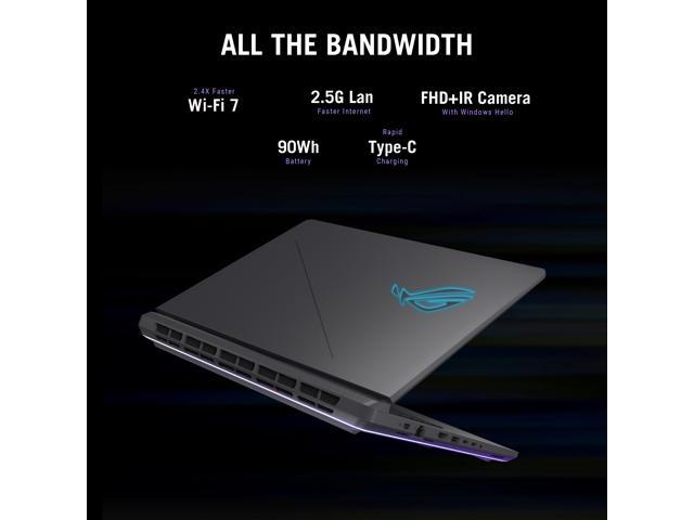 ASUS - ROG Strix G16 16" 240Hz 2.5K Gaming Laptop - Intel Core Ultra 9 - 32GB RAM - NVIDIA GeForce RTX 5060 - 1TB SSD - Eclipse Gray - image 8