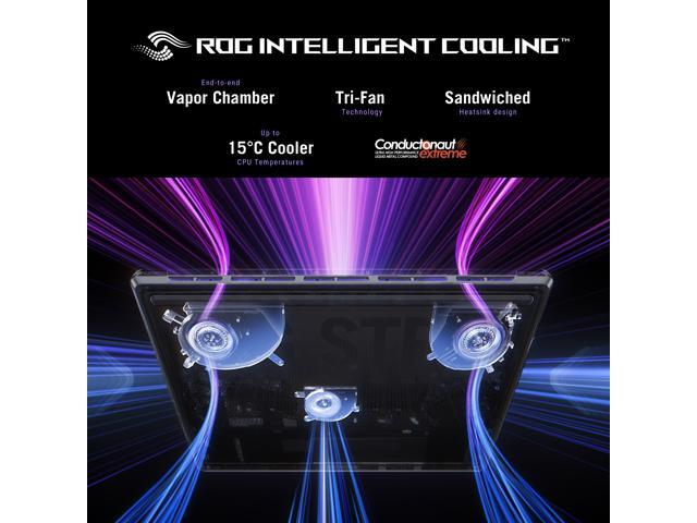 ASUS - ROG Strix G16 16" 240Hz 2.5K Gaming Laptop - Intel Core Ultra 9 - 32GB RAM - NVIDIA GeForce RTX 5060 - 1TB SSD - Eclipse Gray - image 10