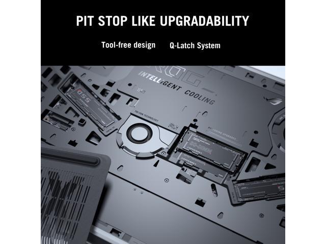 ASUS - ROG Strix G16 16" 240Hz 2.5K Gaming Laptop - Intel Core Ultra 9 - 32GB RAM - NVIDIA GeForce RTX 5060 - 1TB SSD - Eclipse Gray - image 12