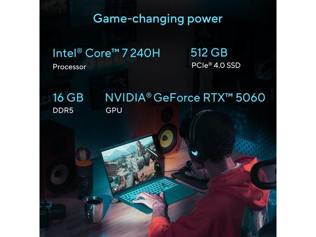 ASUS - V16 16" FHD+ 144Hz Gaming Laptop - Intel Core 7 240H with 16GB Memory - NVIDIA RTX 5060 - 512GB SSD - Matte Black - image 4