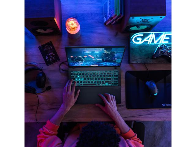 ASUS - V16 16" FHD+ 144Hz Gaming Laptop - Intel Core 7 240H with 16GB Memory - NVIDIA RTX 5060 - 512GB SSD - Matte Black - image 10