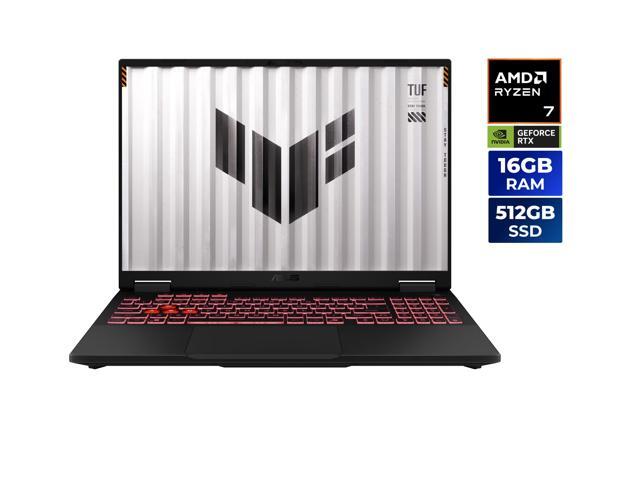ASUS TUF Gaming - 16.0' WUXGA 144 Hz - AMD Ryzen 7 260 - GeForce RTX 5060 Laptop GPU - 16GB Memory DDR5 5600 - 512GB PCIe SSD - Windows 11 Home ...