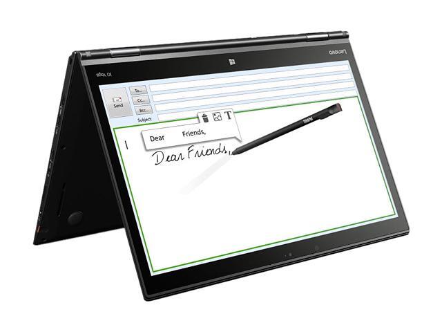 Lenovo Thinkpad X1 Yoga 20FQ003UUS Intel Core i7 6th Gen 6600U (2.60 GHz) 16 GB Memory 256 GB SSD 14' Touchscreen 1920 x 1080 2-in-1 Laptop Windows...