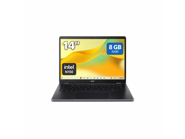 Acer Chromebook C937T-C2RF 14' Touchscreen Chromebook - Intel N150 - 8 GB - 128 GB Flash Memory - ChromeOS - Webcam - 15 Hours Battery Run Time -...
